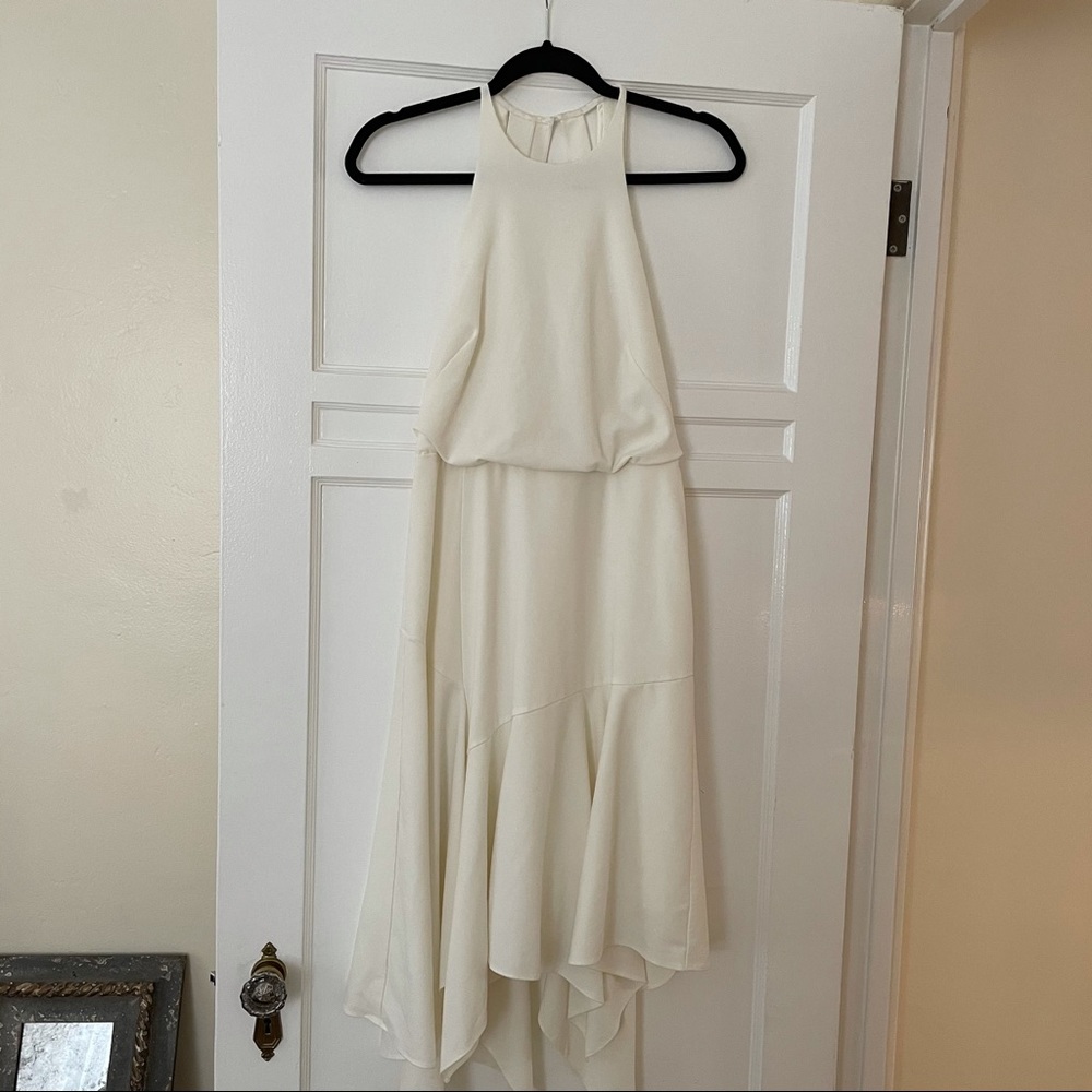 Halston Heritage white midi dress - Picture 4 of 7